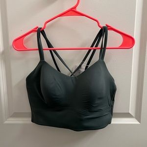 NWT Like a Cloud Longline Bra B/C (Dark Forest)